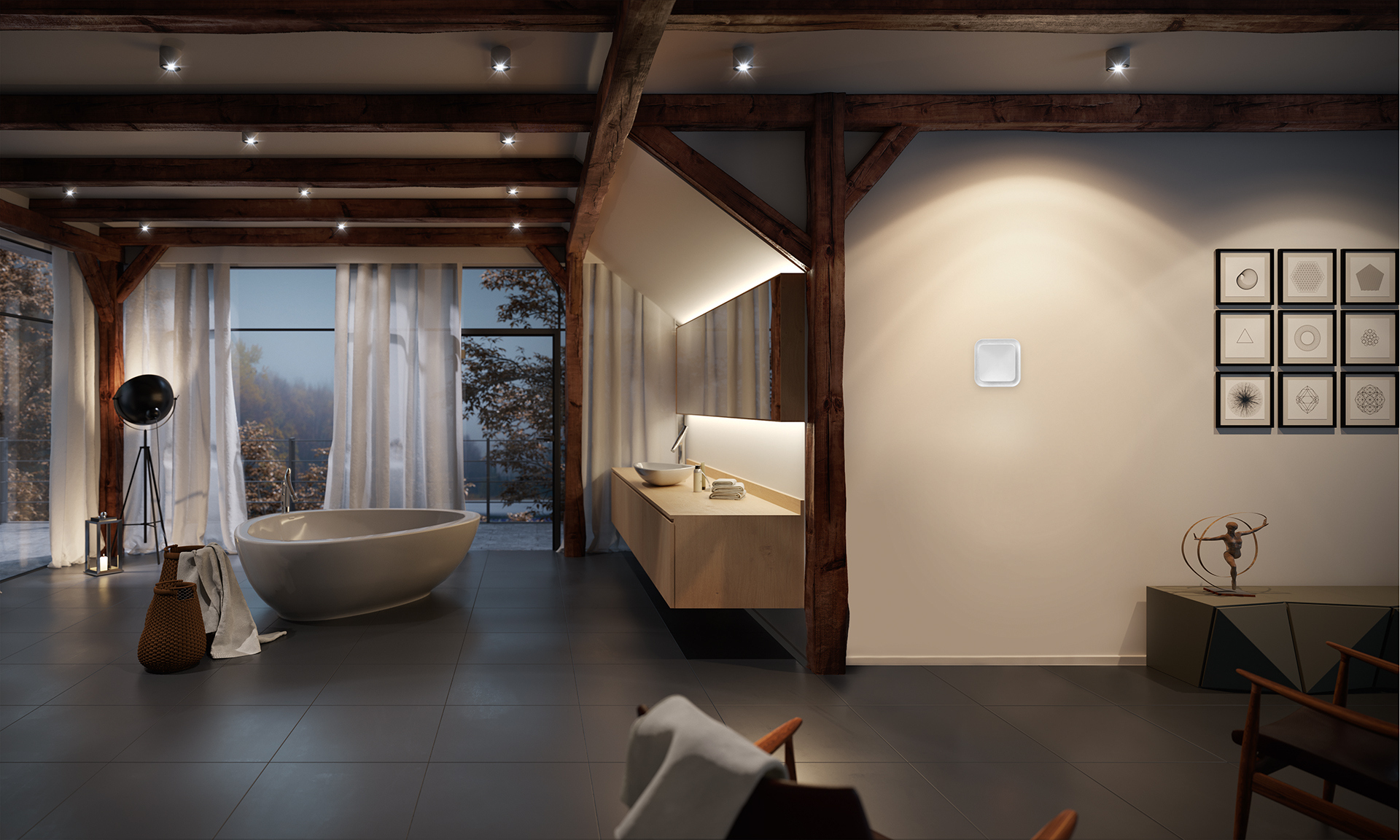 Designauslass Weiß Ambiente