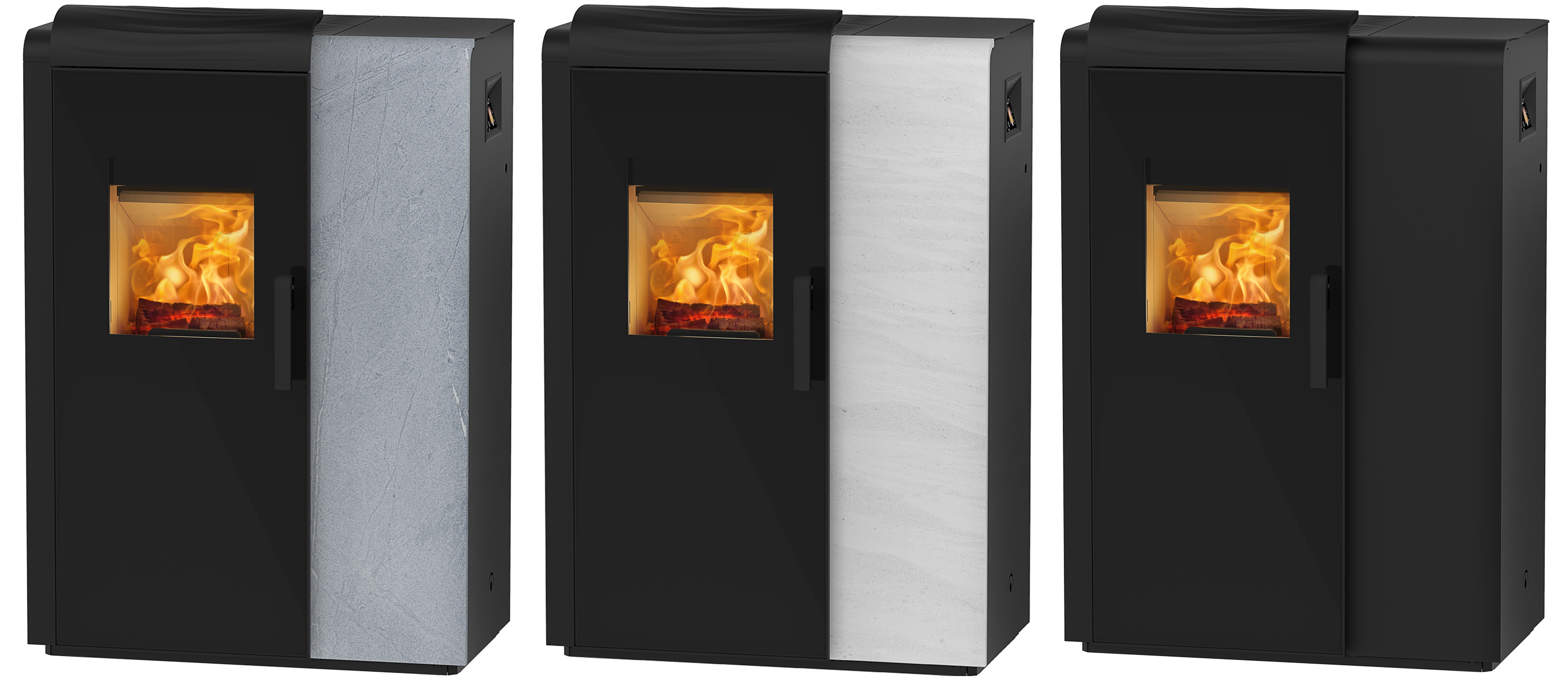 variations of the RIKA combi stove ADUO